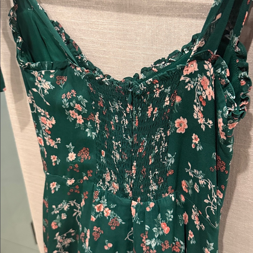 Reformation Floral Green Midi Dress - Picture 6 of 6